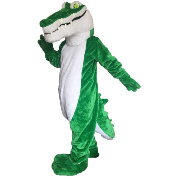 Green crocodile Mascot Costume