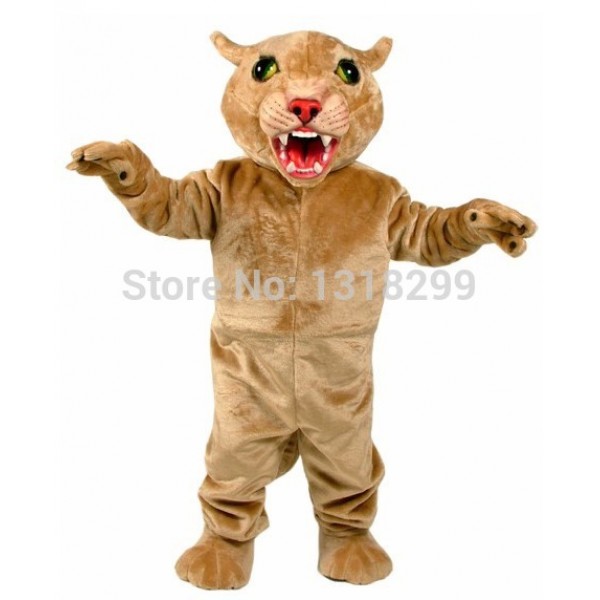 Leopard Panther Corby Cougar Mascot Costume