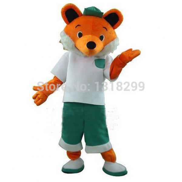 Orange Fox Mascot Costume