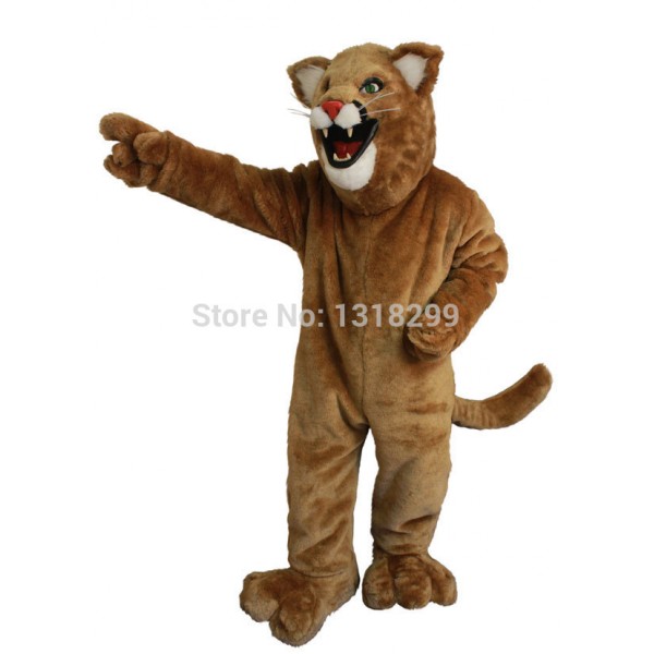 Leopard Panther Cougar Mascot Costume