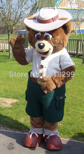 Buddy Bear Crealy Park in Devon Mascot Costume