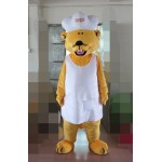 Yellow Weasel Mascot Costume