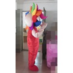 Colorful Sunflower Mascot Costume for Adults