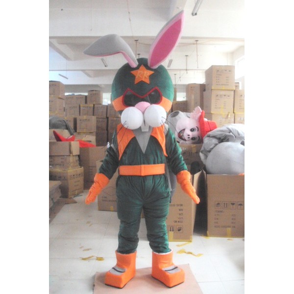 Rabbit Astronauts Space Mascot Costume for Adults