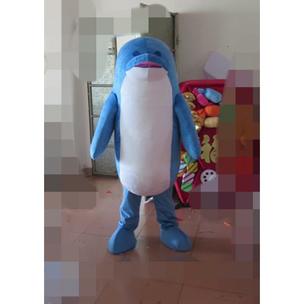 Red Mouth Dolphin Mascot Costumes