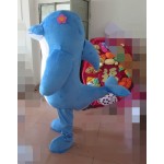 Red Mouth Dolphin Mascot Costumes