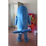 Red Mouth Dolphin Mascot Costumes