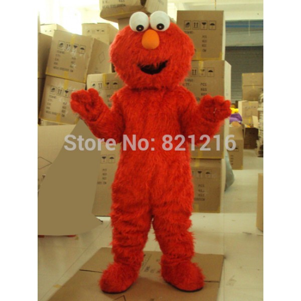 Sesame Street Elmo Red Monster Mascot Costume