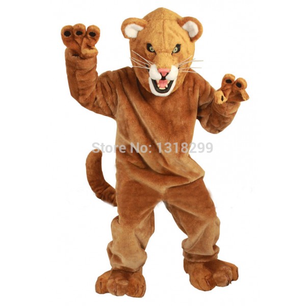 Fierce Mountain Lion mascot costume