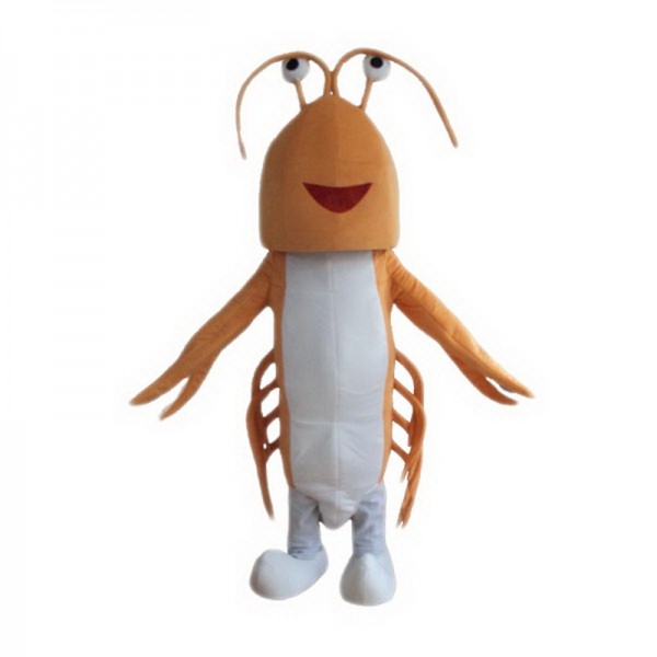 Orange Lobster Mascot Costume