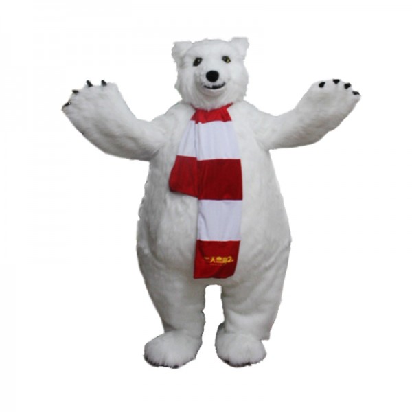 Polar Bear Mascot Costume