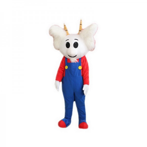 White Sheep Mascot Costume